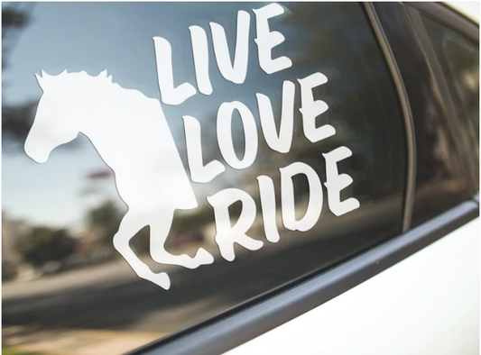 Live Love Ride Sticker/Decal