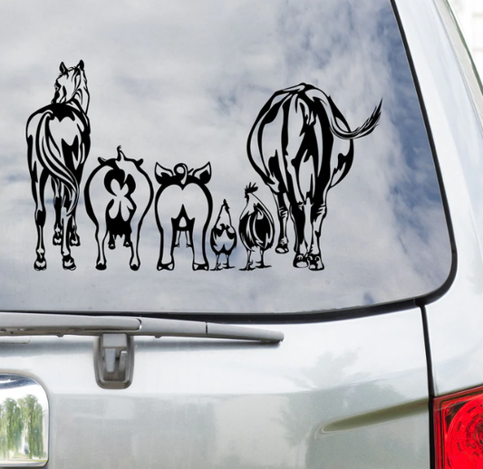 Farm Animals Sticker/Decal